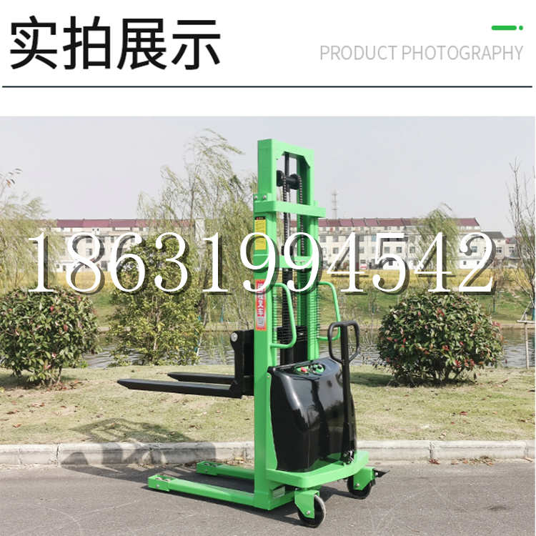 通河县电动叉车堆高车液压铲车电瓶1吨2吨站驾步行式小型全自动叉车